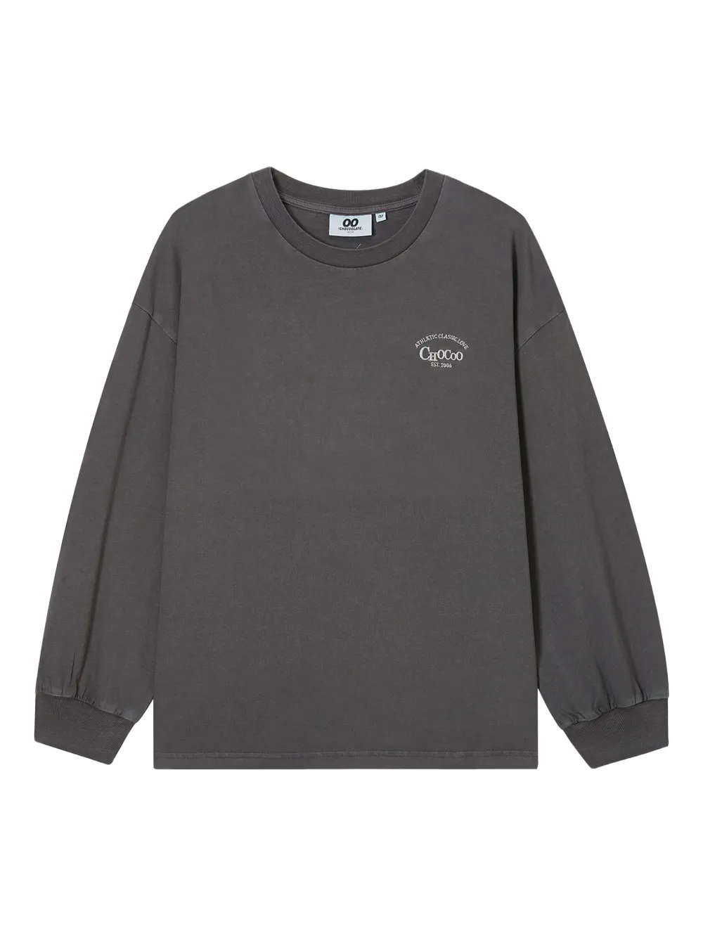 Chocoolate Puff-sleeve Sweatshirt In Gray