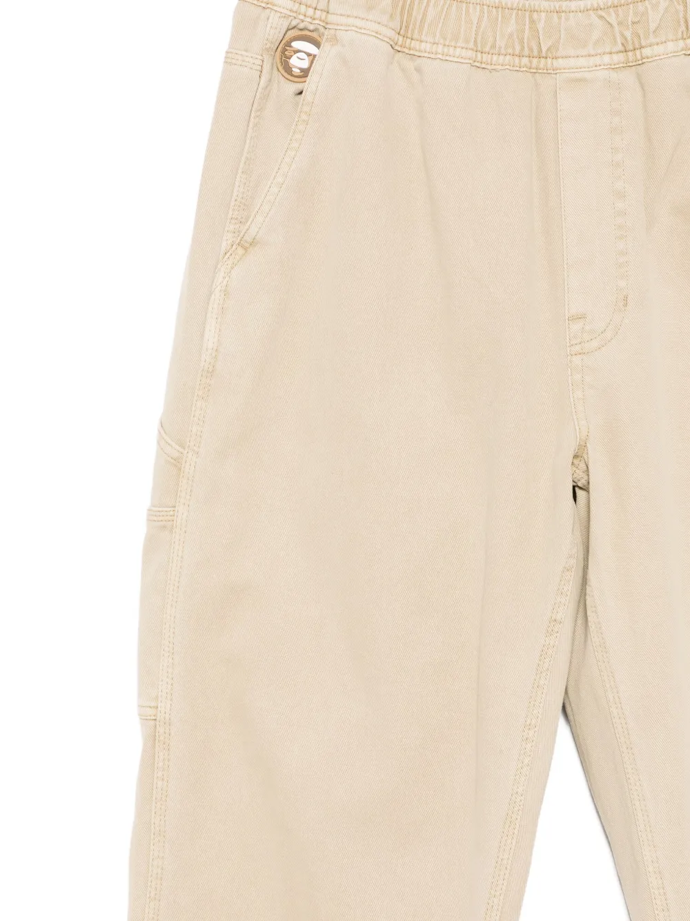 Aape By A Bathing Ape Moonface Trousers In Neutral