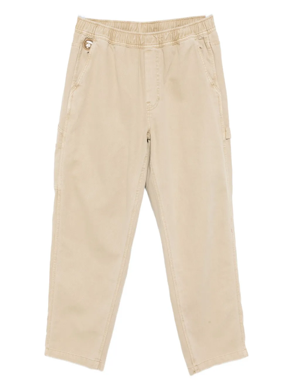 Aape By A Bathing Ape Moonface Trousers In Neutral
