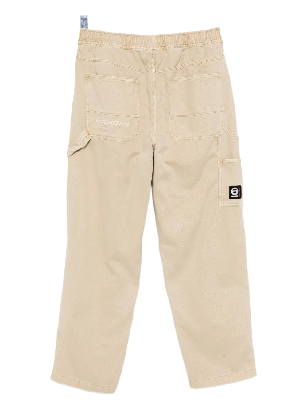Aape By A Bathing Ape Moonface Trousers In Neutral