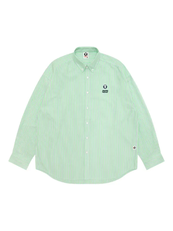 AAPE BY *A BATHING APE® ストライプ シャツ | グリーン | FARFETCH JP