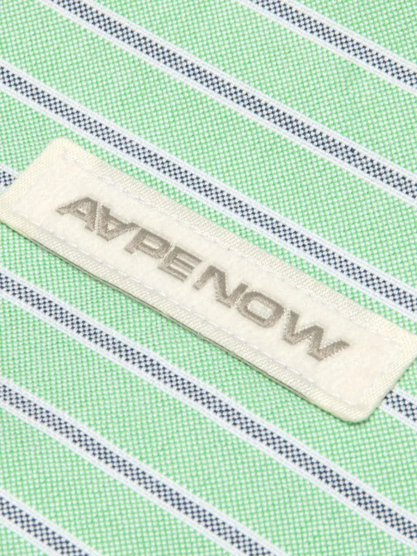 AAPE BY *A BATHING APE® ストライプ シャツ | グリーン | FARFETCH JP