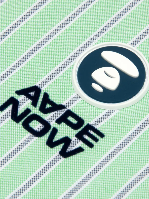 AAPE BY *A BATHING APE® ストライプ シャツ | グリーン | FARFETCH JP