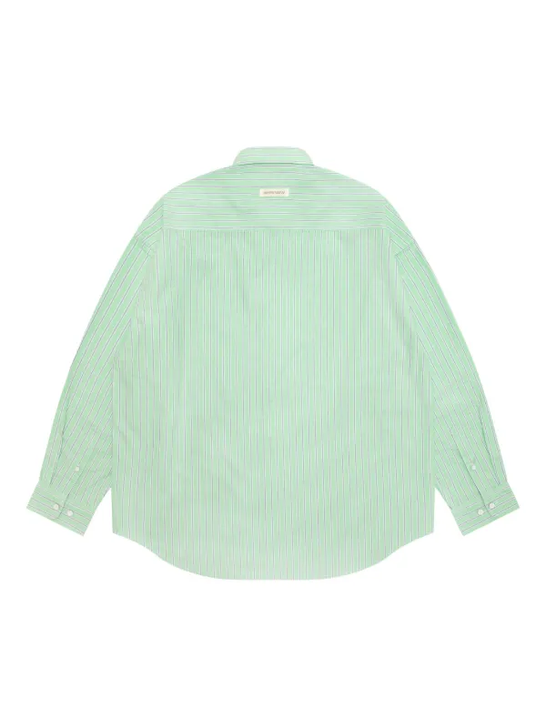 AAPE BY *A BATHING APE® ストライプ シャツ | グリーン | FARFETCH JP