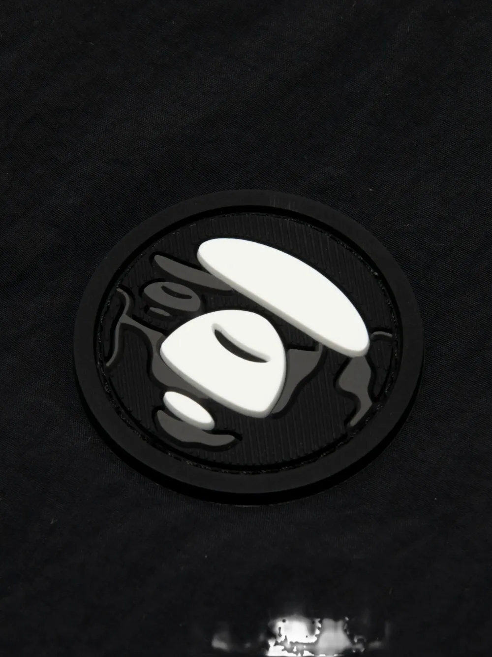 AAPE BY *A BATHING APE Jack met geborduurd logo Zwart