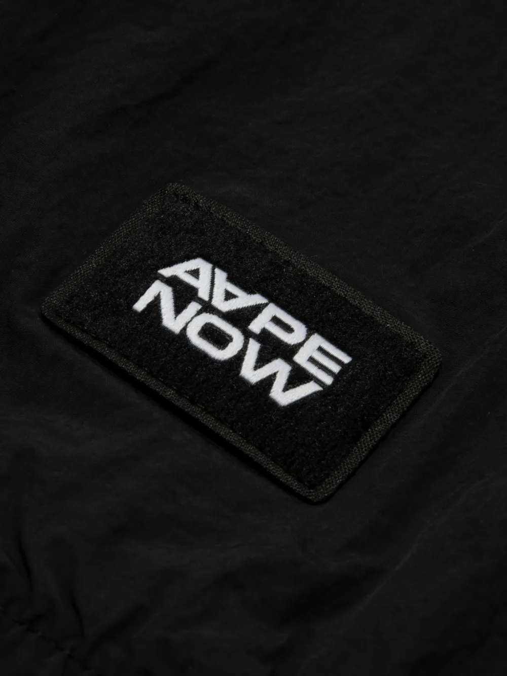 AAPE BY *A BATHING APE Jack met geborduurd logo Zwart