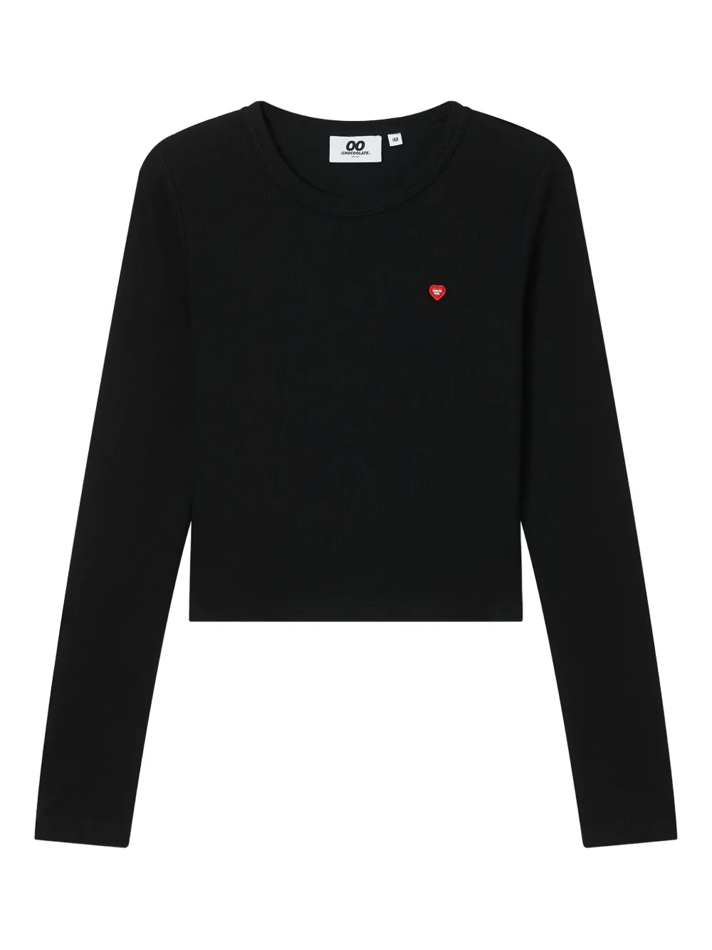 Chocoolate Ribbed T-shirt In Black