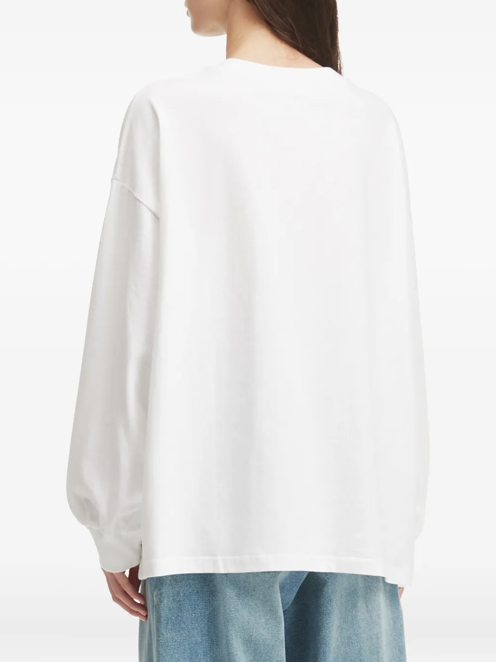 CHOCOOLATE Sweater met borduurwerk Wit