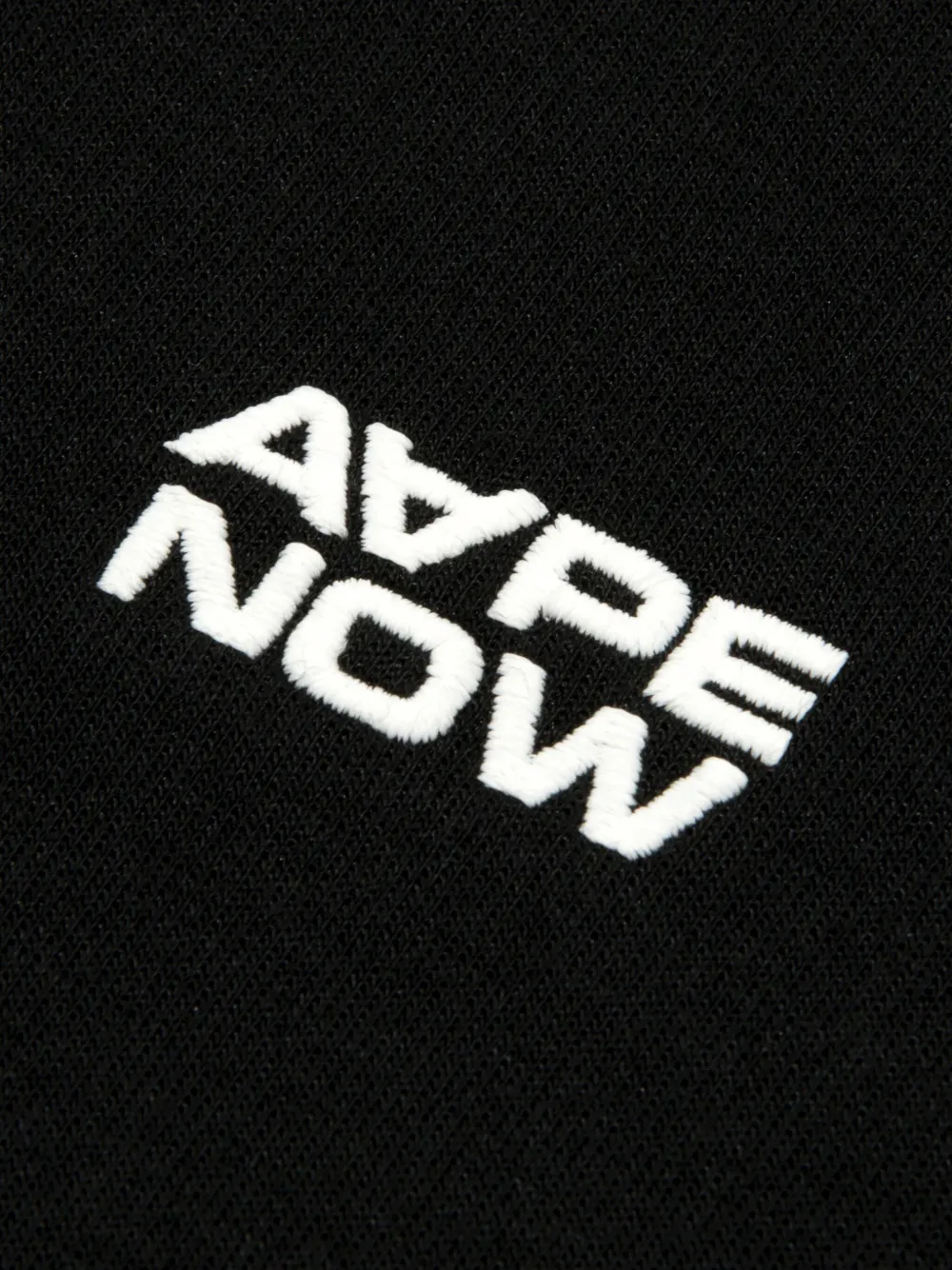 AAPE BY *A BATHING APE embroidered-logo sweatshirt Zwart