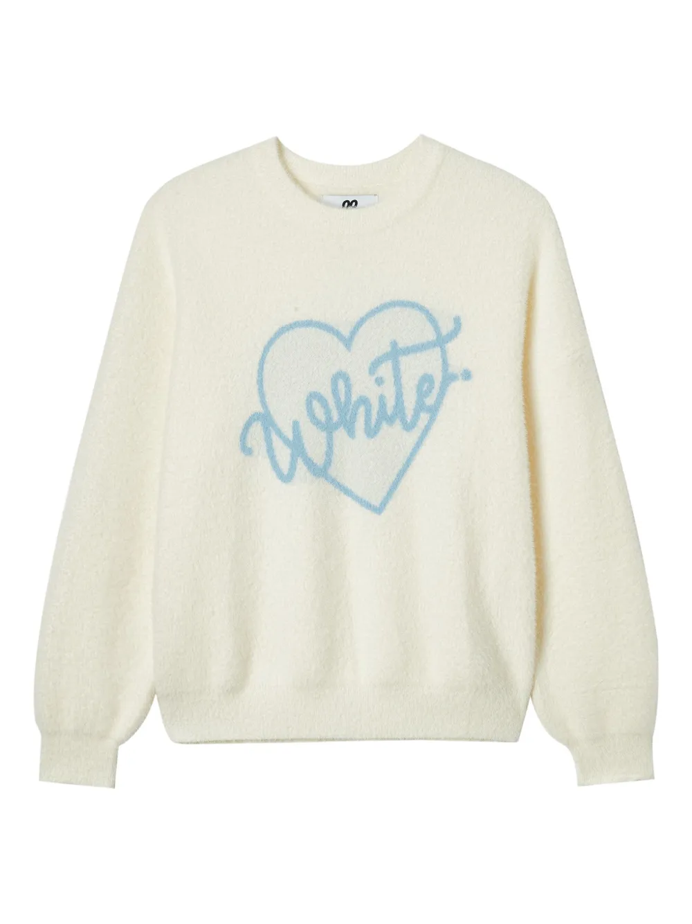 Chocoolate Heart-embellished Sweater In Neutral