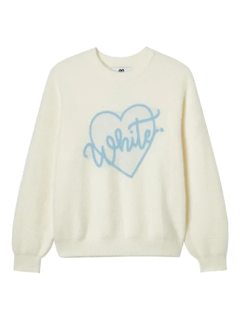 CHOCOOLATE heart-embellished sweater
