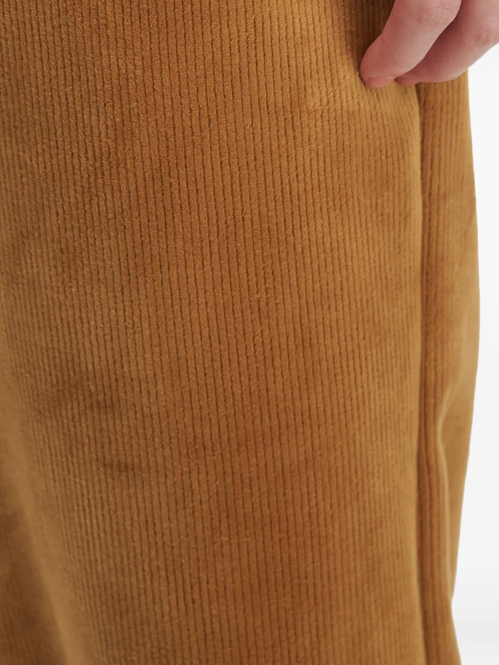 Chocoolate Cord Heart-logo Track Pants In Brown