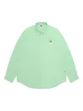 AAPE BY *A BATHING APE® logo-embroidered shirt - Green