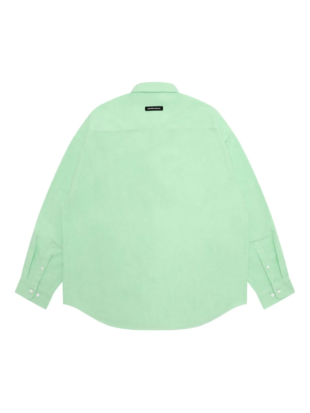 AAPE BY *A BATHING APE logo-embroidered shirt Groen