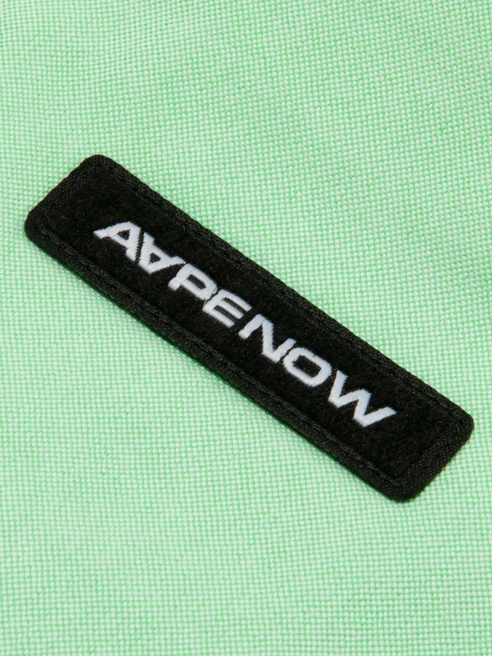 AAPE BY *A BATHING APE logo-embroidered shirt Groen