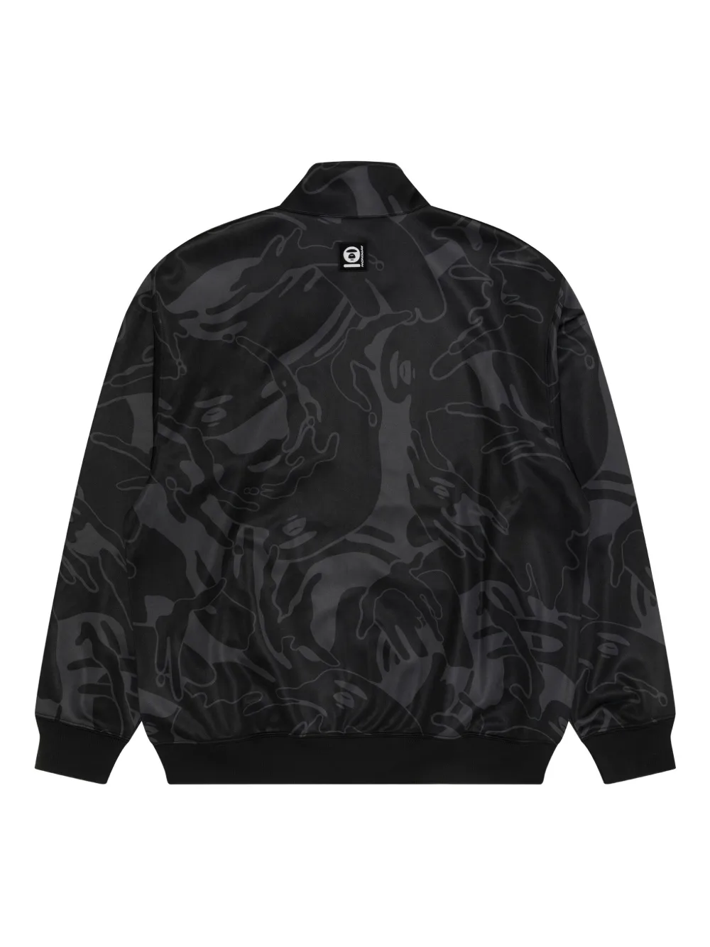 AAPE BY *A BATHING APE logo-lettering bomber jacket Zwart
