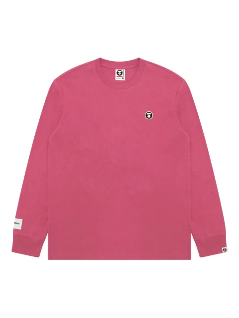 AAPE BY *A BATHING APE® logo long-sleeve T-shirt