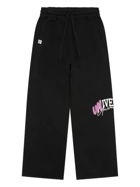 AAPE BY *A BATHING APE® embroidered-logo fleece track pants 