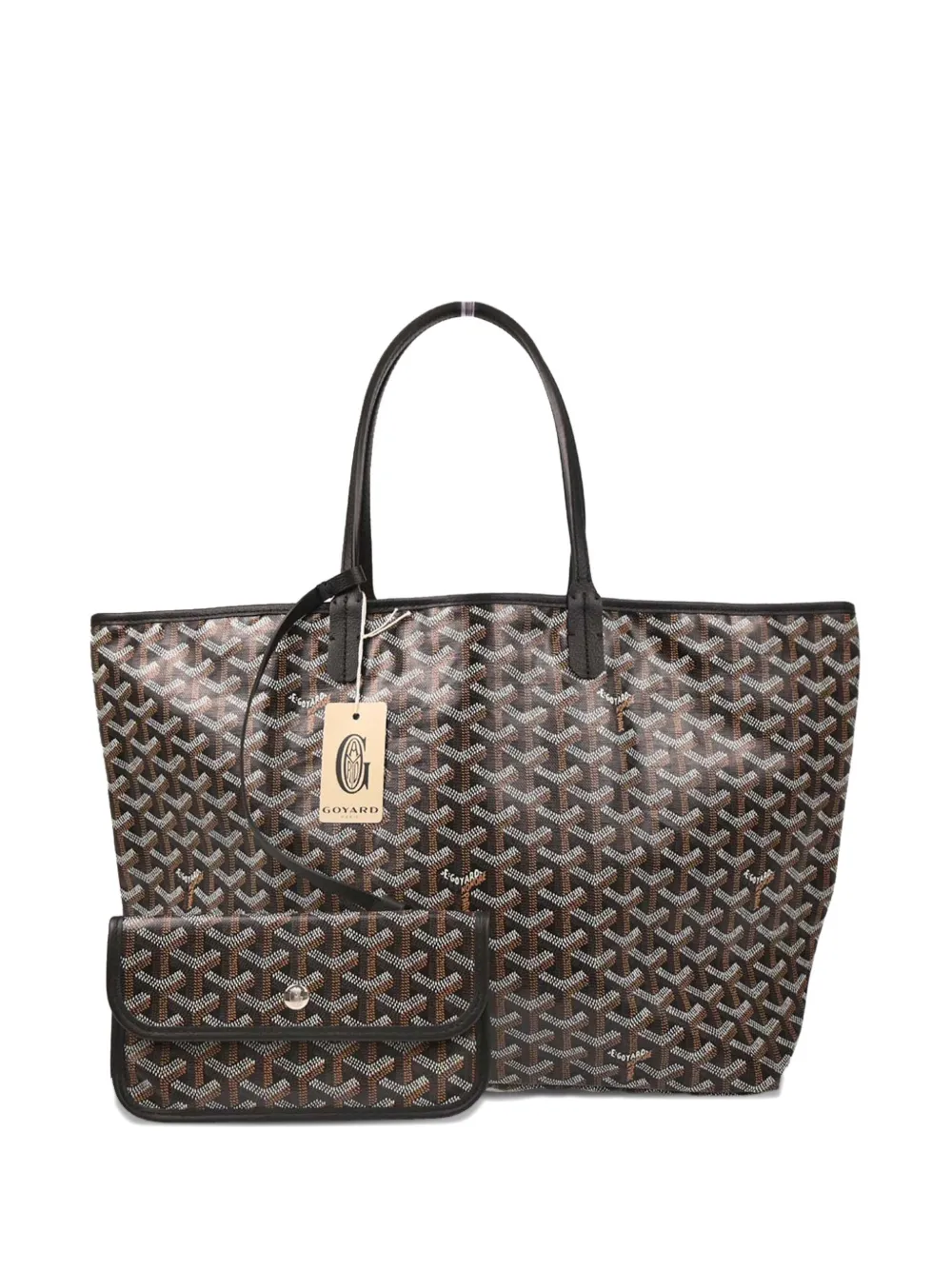 Goyard Pre-Owned 2024 サンルイ PM ハンドバッグ - ブラック Goyard Pre-Owned 2024 サンルイ PM ハンドバッグ - ブラック