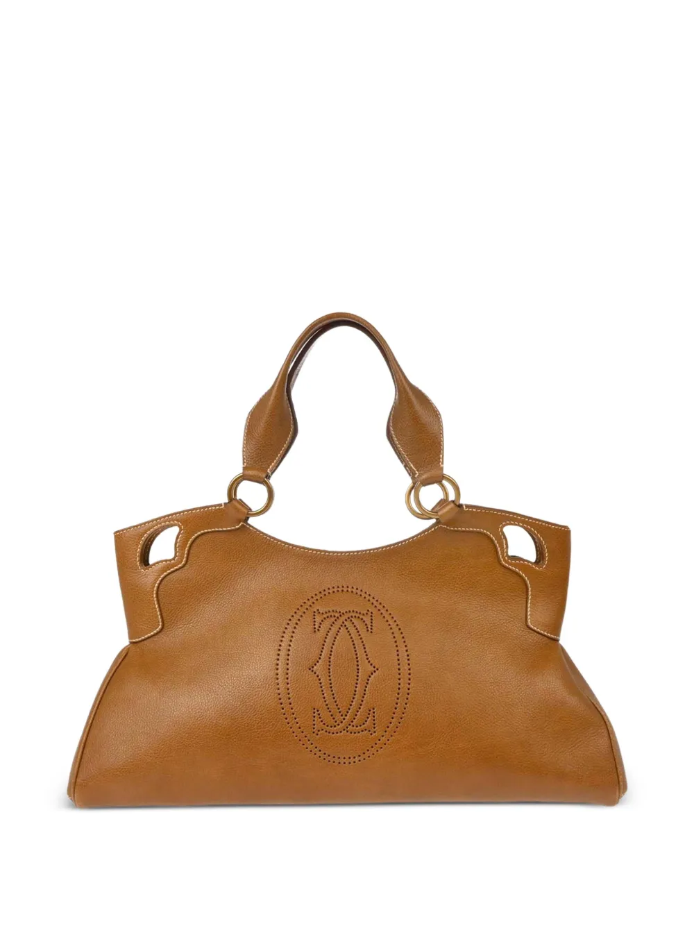 Cartier bolso de mano con aberturas 2010 | marrón | Image 1