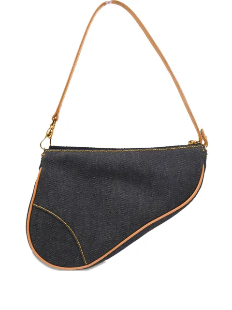 Christian Dior Pre-Owned 2001 Saddle denim handbag
