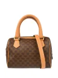 Celine Pre-Owned 1990-2000s Macadam-pattern handbag - Brown