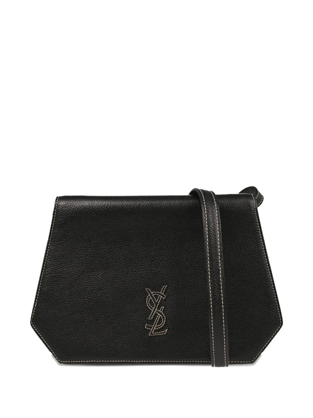 Saint Laurent Pre-Owned 1990-2000s leather shoulder bag | Black | Image 1