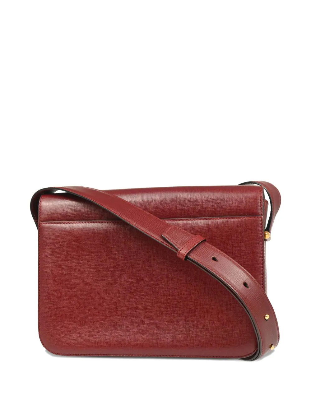 Pre-owned Cartier 1990-2000s Leather Shoulder Bag In Red
