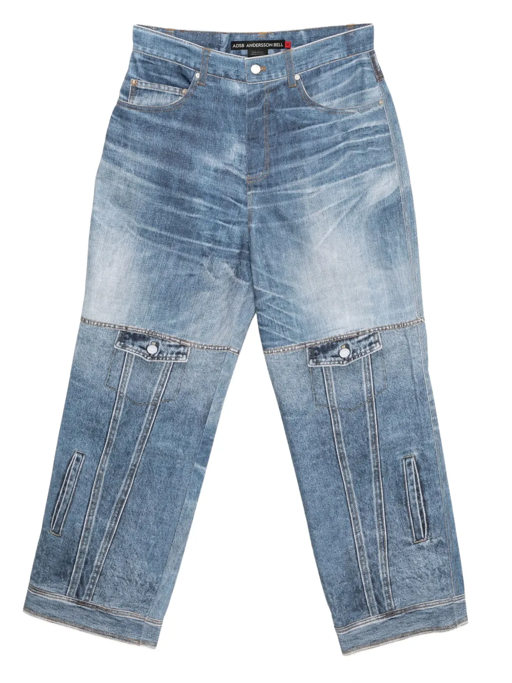Andersson Bell custom-like printed denim | Blue | Image 1