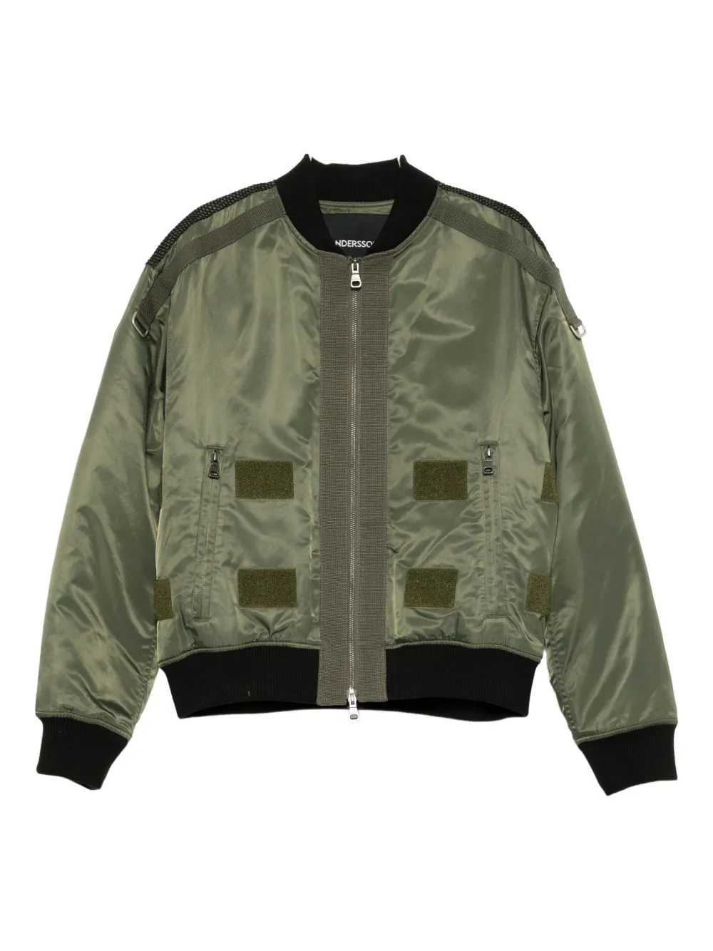 Andersson Bell Bomber con design a strati - Verde