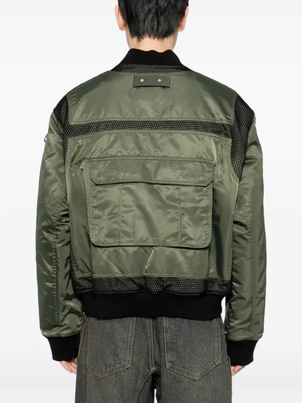ジャケット・アウター ANDERSSON BELL BOMBER JACKET Andersson Bell Layered Washed Bomber Jacket | Green
