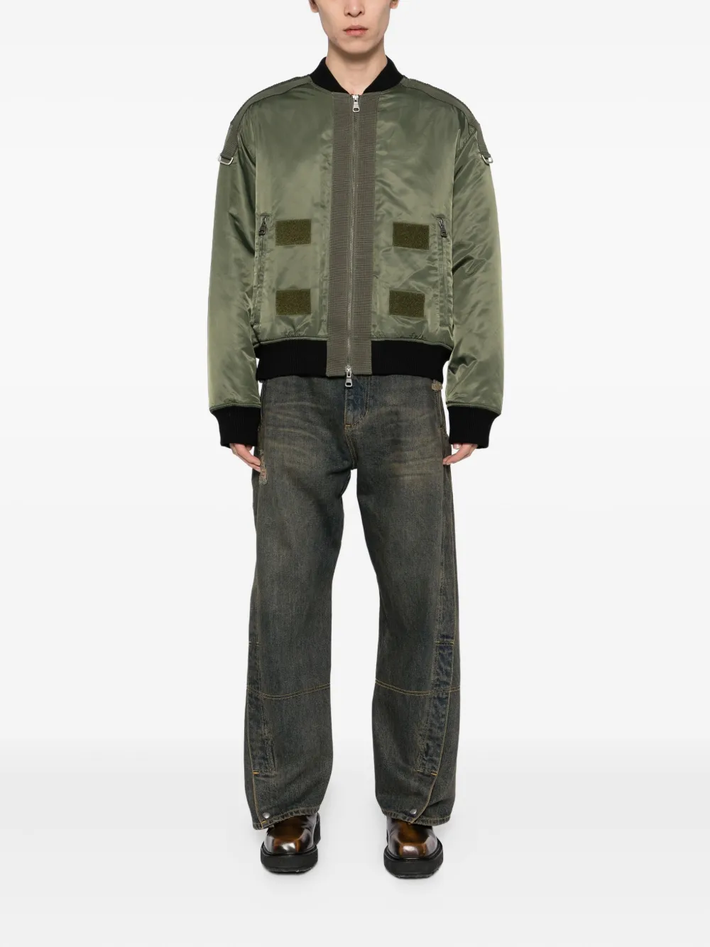 Andersson Bell layered washed bomber jacket | Bomber Jackets | Image 2