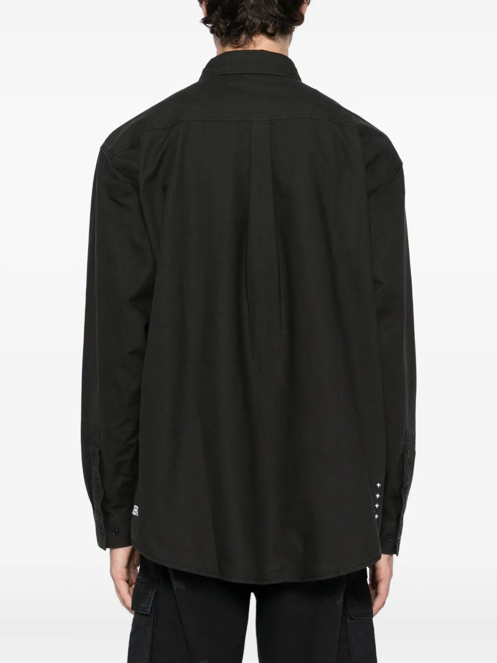 Ksubi Ksignature Button Down Shirt In Black