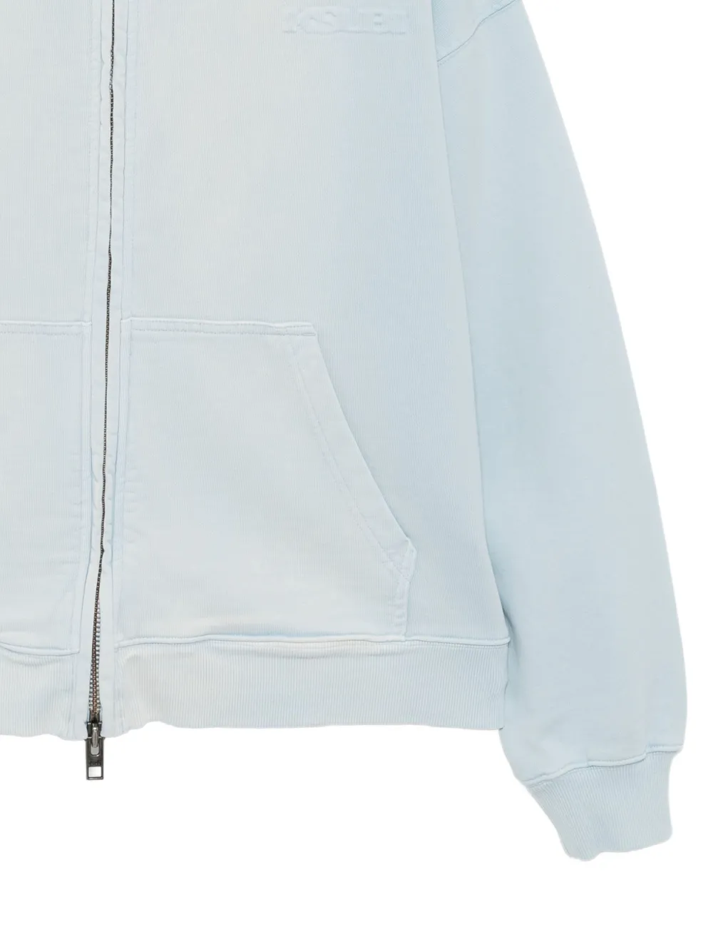 Ksubi Intruder Ekcess Oversize Zip Hoodie In Blue