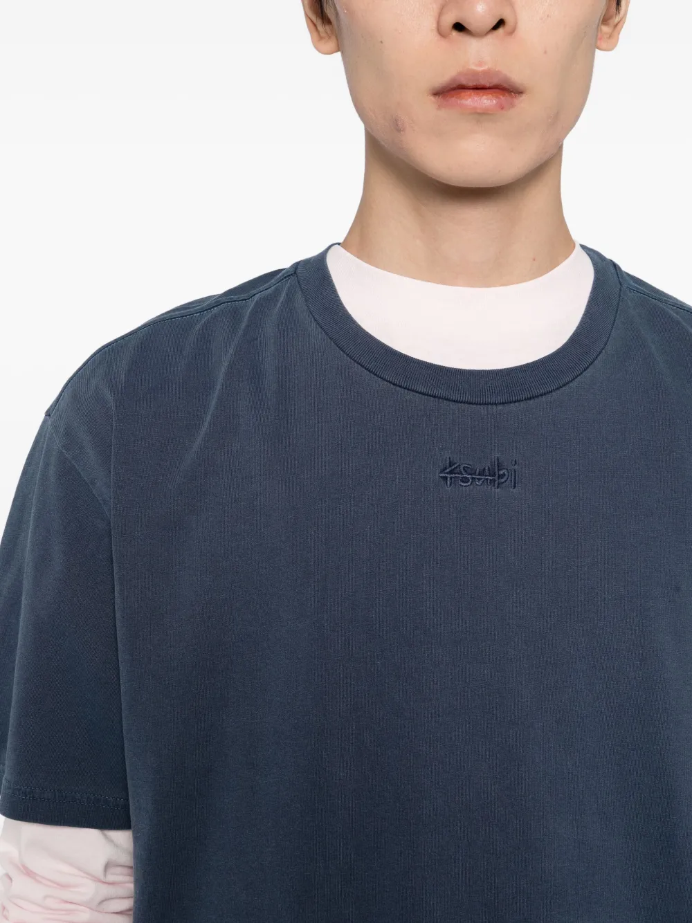 Ksubi Stitch Up T-shirt Blauw