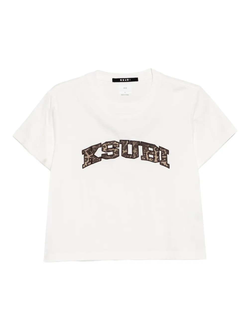 Ksubi logo-embroidered T-shirt | White | Image 1