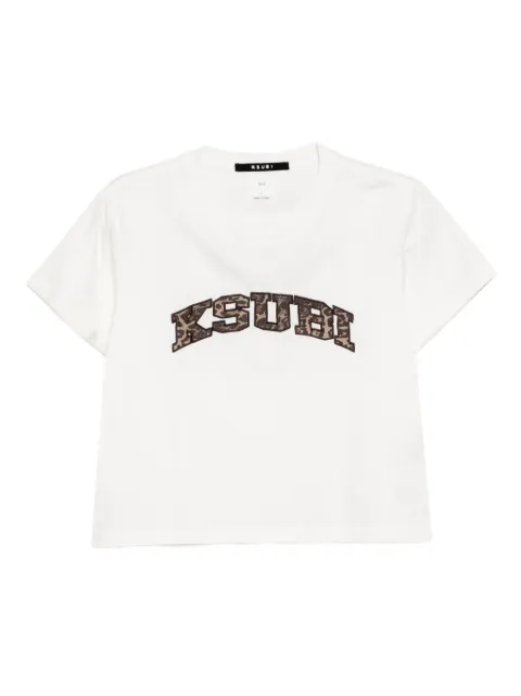 Ksubi logo-embroidered T-shirt