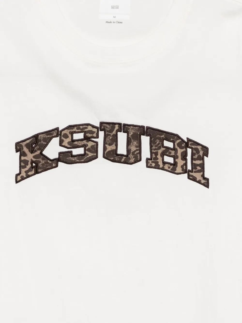 Ksubi T-shirt met geborduurd logo Wit