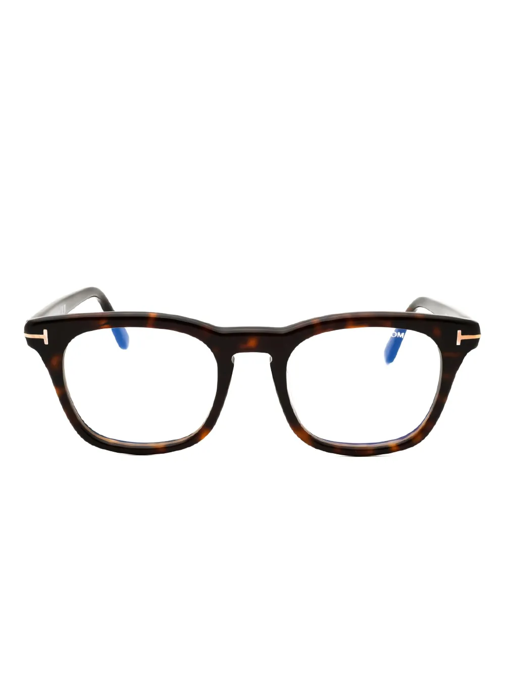 square-frame full-rim eyeglasses