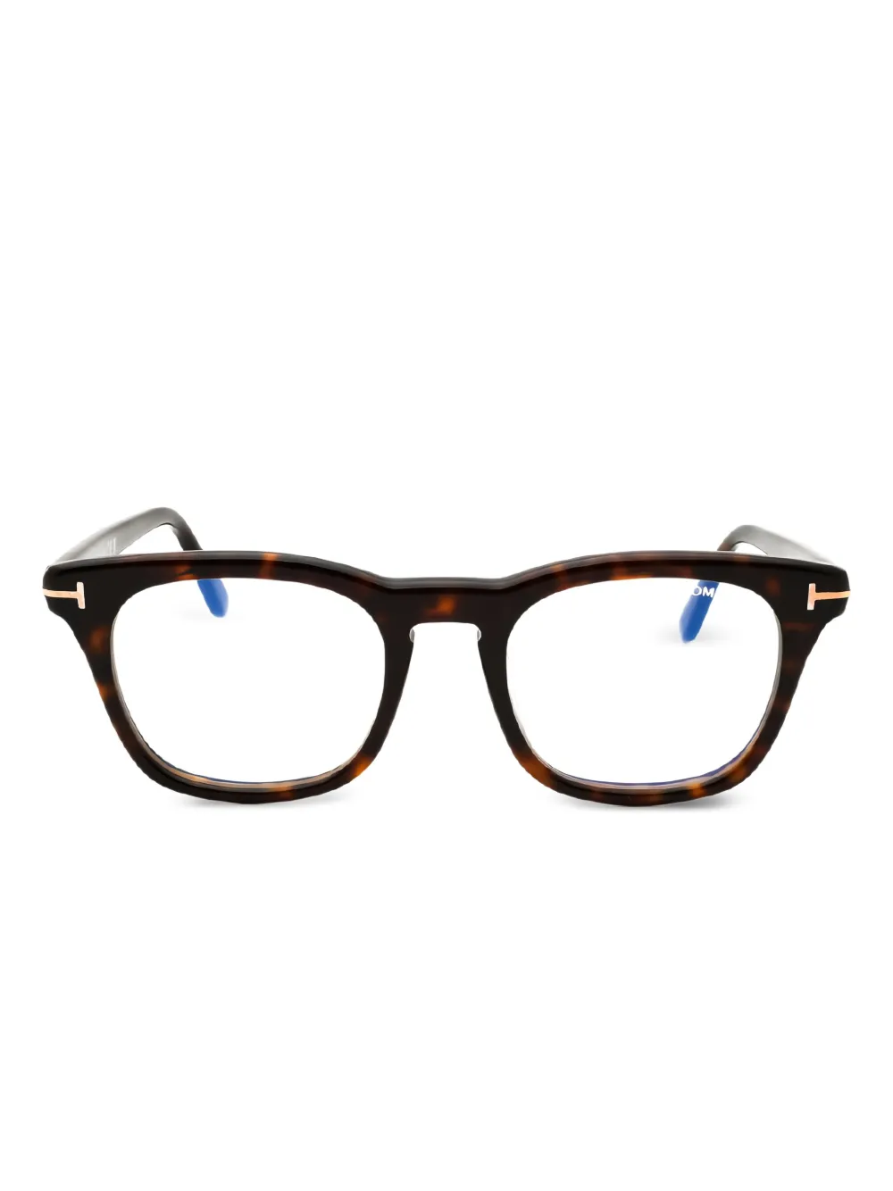 TOM FORD Eyewear Bril met vierkant montuur Bruin