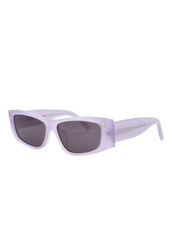 Givenchy Eyewear Rectangle full-rim Sunglasses | Purple  display picture 2