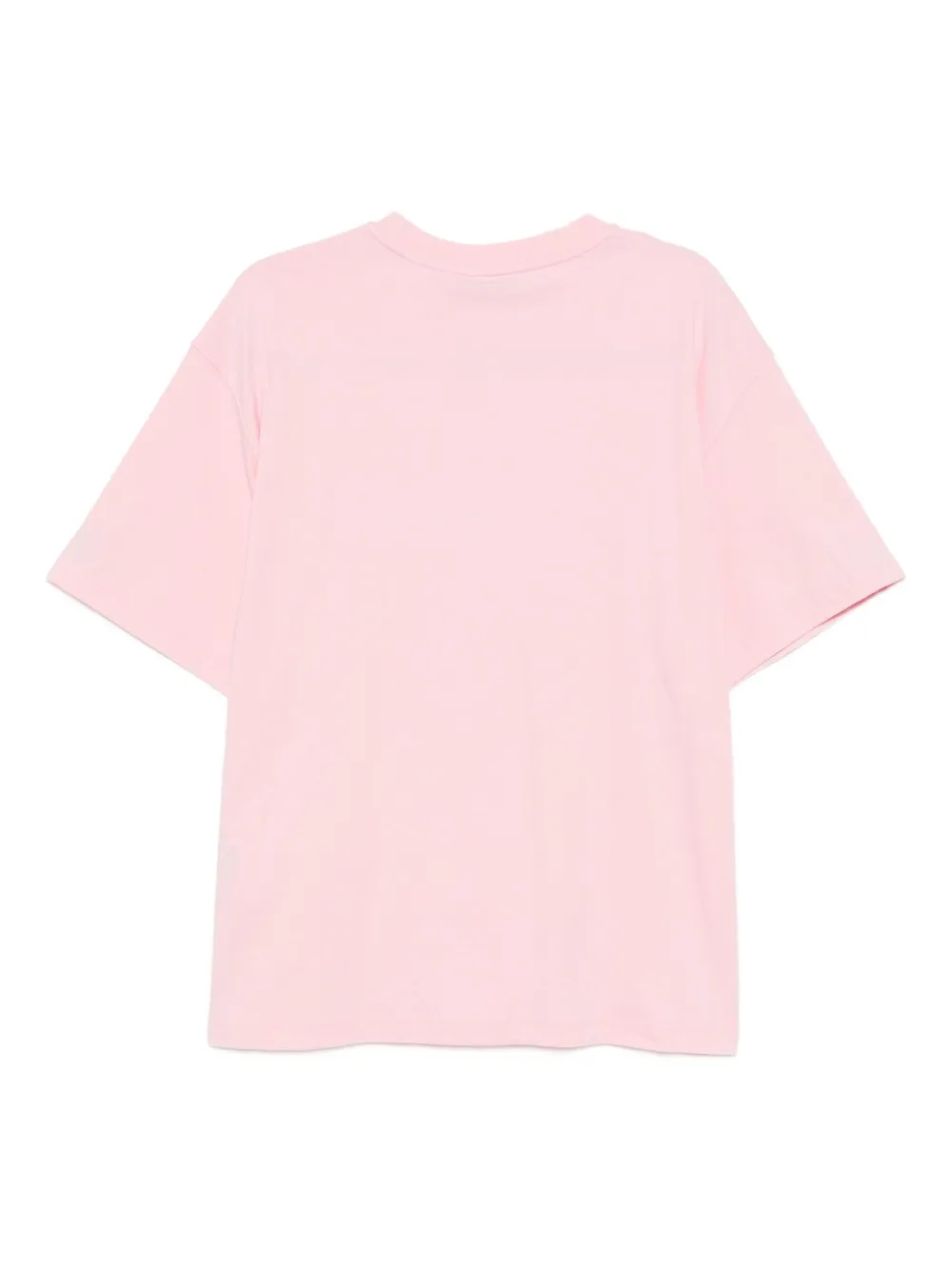 We11 Done Logo-print T-shirt In Pink