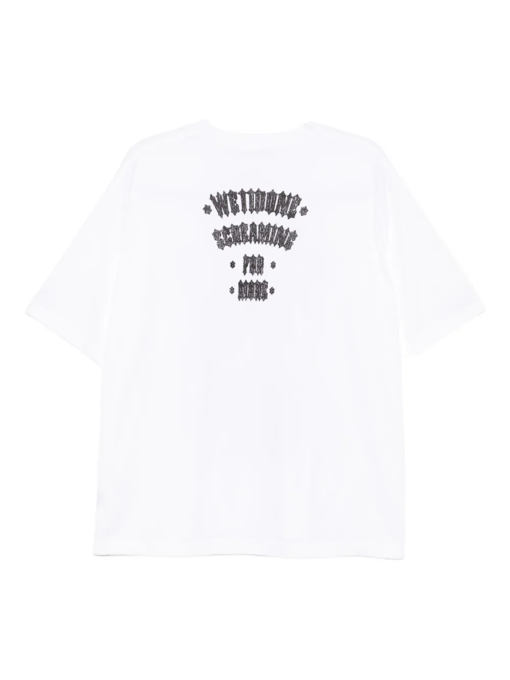 We11 Done Graphic-print T-shirt In Gold