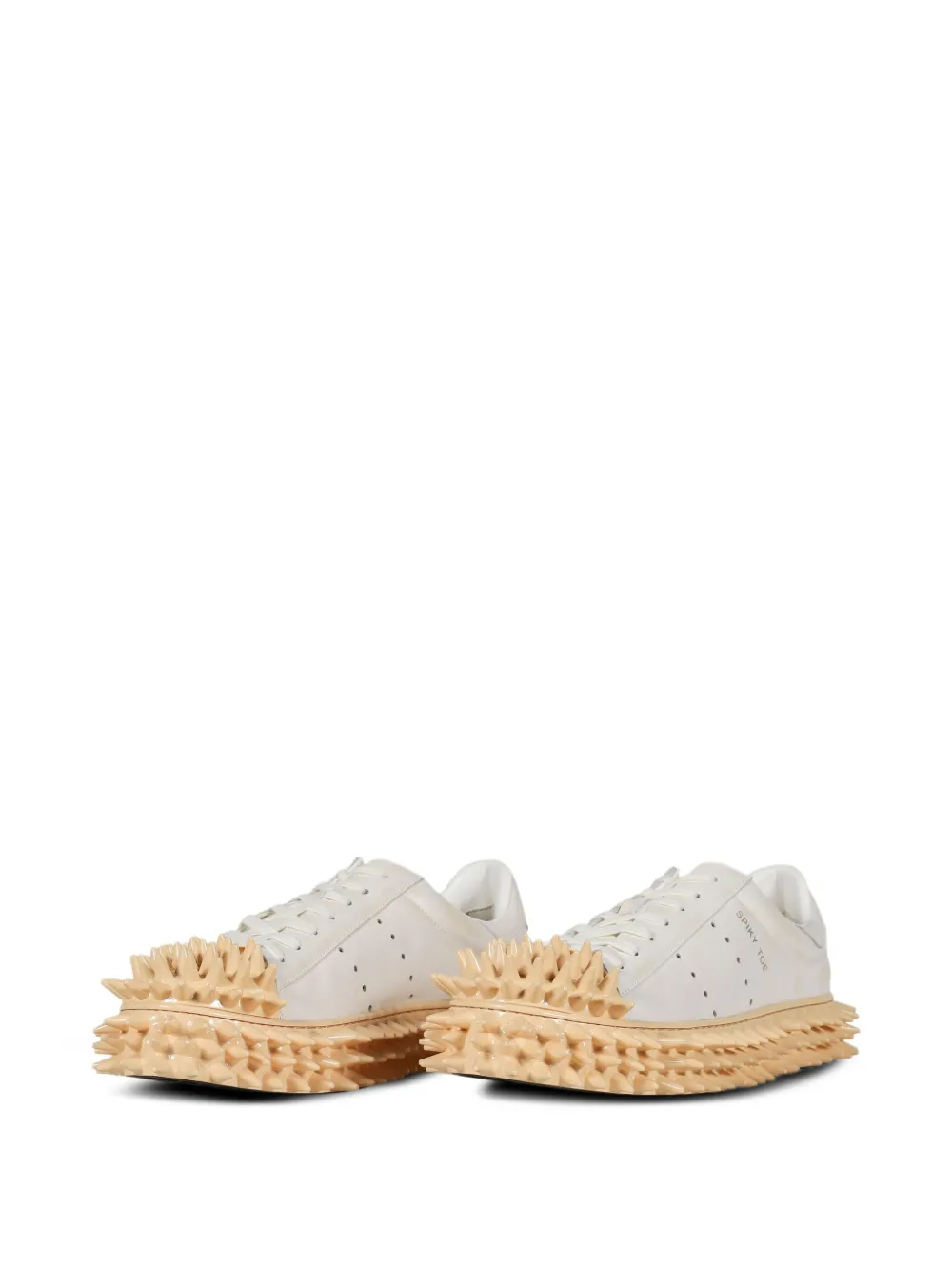 Doublet spike-embellished lace-up sneakers White