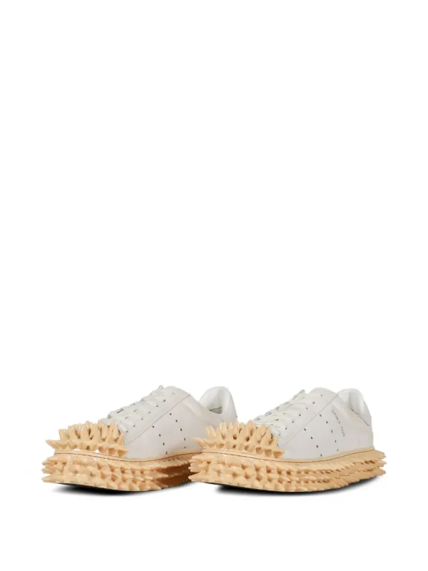 Doublet spike-embellished lace-up Sneakers | White | FARFETCH