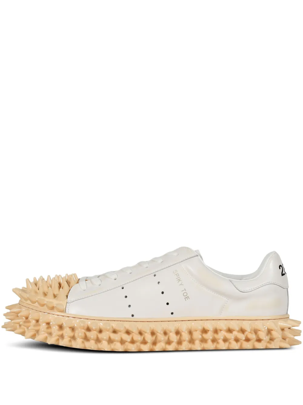 Doublet spike-embellished lace-up sneakers White