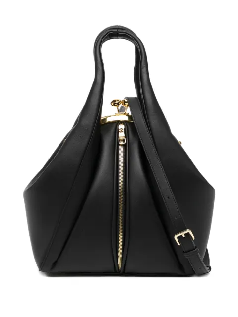 Saiid Kobeisy leather zipped tote bag