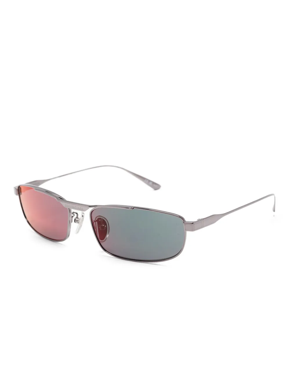 Balenciaga Eyewear rectangle-frame sunglasses - Grijs