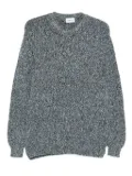 SCAGLIONE speckled crew-neck sweater - Blue