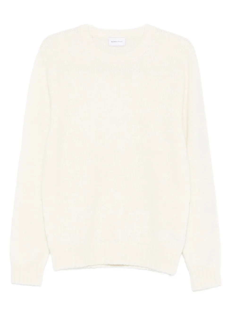 ribbed merino-blend sweater